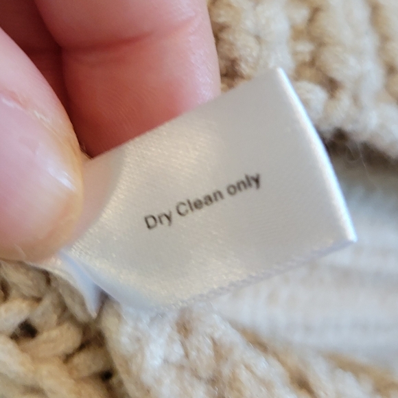 Jamison Thick Knit Cream Oatmeal Colored Sweater - Picture 6 of 6